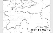 Blank Simple Map of Tajikistan, no labels