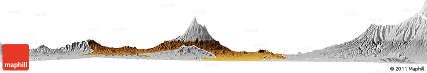 Physical Horizon Map of Arumeru, lighten, desaturated