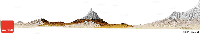 Physical Horizon Map of Arumeru, lighten
