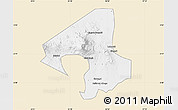 Classic Style Map of Arumeru, single color outside
