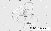 Silver Style Map of Arumeru, single color outside