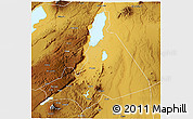 Physical 3D Map of Babati