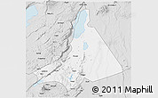 Silver Style 3D Map of Babati