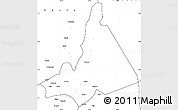 Blank Simple Map of Babati