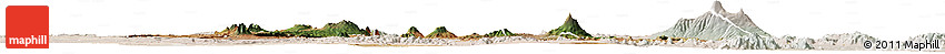 Satellite Horizon Map of Arusha, lighten
