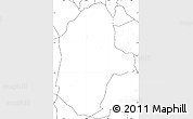 Blank Simple Map of Kiteto, no labels