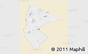 Classic Style 3D Map of Monduli, single color outside