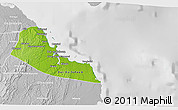 Physical 3D Map of Dar-Es-Salaam, lighten, desaturated