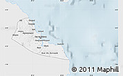 Silver Style Map of Dar-Es-Salaam, single color outside