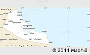 Classic Style Simple Map of Dar-Es-Salaam