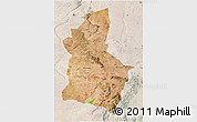 Satellite 3D Map of Dodoma, lighten