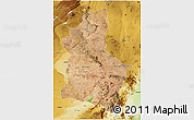 Satellite 3D Map of Dodoma, physical outside