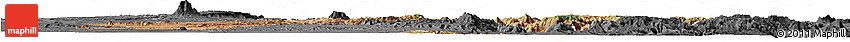 Satellite Horizon Map of Dodoma, darken, desaturated