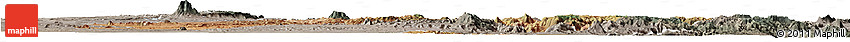 Satellite Horizon Map of Dodoma, semi-desaturated