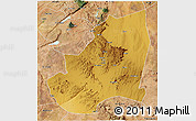 Physical 3D Map of Kondoa, satellite outside