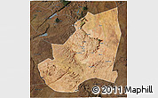 Satellite 3D Map of Kondoa, darken