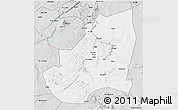 Silver Style 3D Map of Kondoa