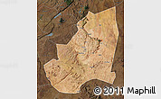 Satellite Map of Kondoa, darken