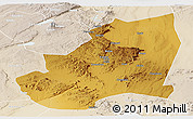 Physical Panoramic Map of Kondoa, lighten