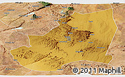 Physical Panoramic Map of Kondoa, satellite outside