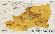 Physical Panoramic Map of Kondoa, shaded relief outside