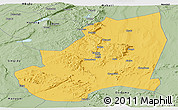 Savanna Style Panoramic Map of Kondoa