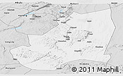 Silver Style Panoramic Map of Kondoa
