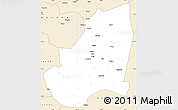 Classic Style Simple Map of Kondoa