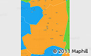Political Simple Map of Kondoa