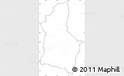 Blank Simple Map of Dodoma, cropped outside, no labels