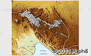 Physical 3D Map of Makete