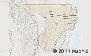 Shaded Relief 3D Map of Bukoba, lighten