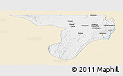 Classic Style Panoramic Map of Bukoba, single color outside