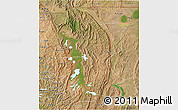 Satellite 3D Map of Karagwe