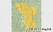 Savanna Style 3D Map of Karagwe