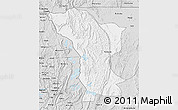 Silver Style 3D Map of Karagwe
