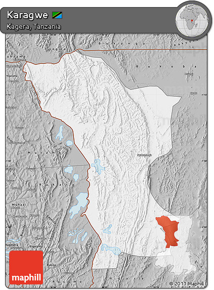 Gray Map of Karagwe
