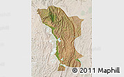 Satellite Map of Karagwe, lighten