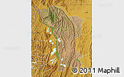 Satellite Map of Karagwe, physical outside