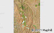Satellite Map of Karagwe