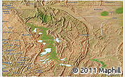 Satellite Panoramic Map of Karagwe