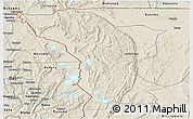 Shaded Relief Panoramic Map of Karagwe