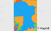 Political Simple Map of Karagwe
