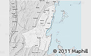 Silver Style 3D Map of Muleba