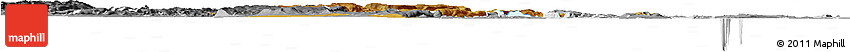 Physical Horizon Map of Muleba, desaturated