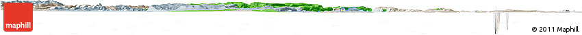 Political Horizon Map of Muleba, lighten, semi-desaturated
