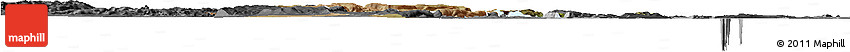 Satellite Horizon Map of Muleba, darken, desaturated