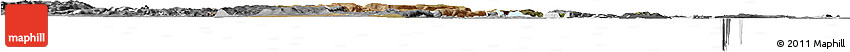 Satellite Horizon Map of Muleba, desaturated