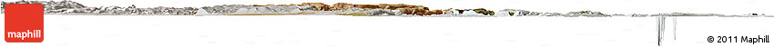 Satellite Horizon Map of Muleba, lighten, semi-desaturated