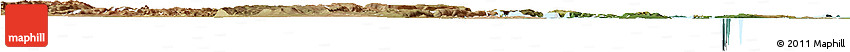Satellite Horizon Map of Muleba
